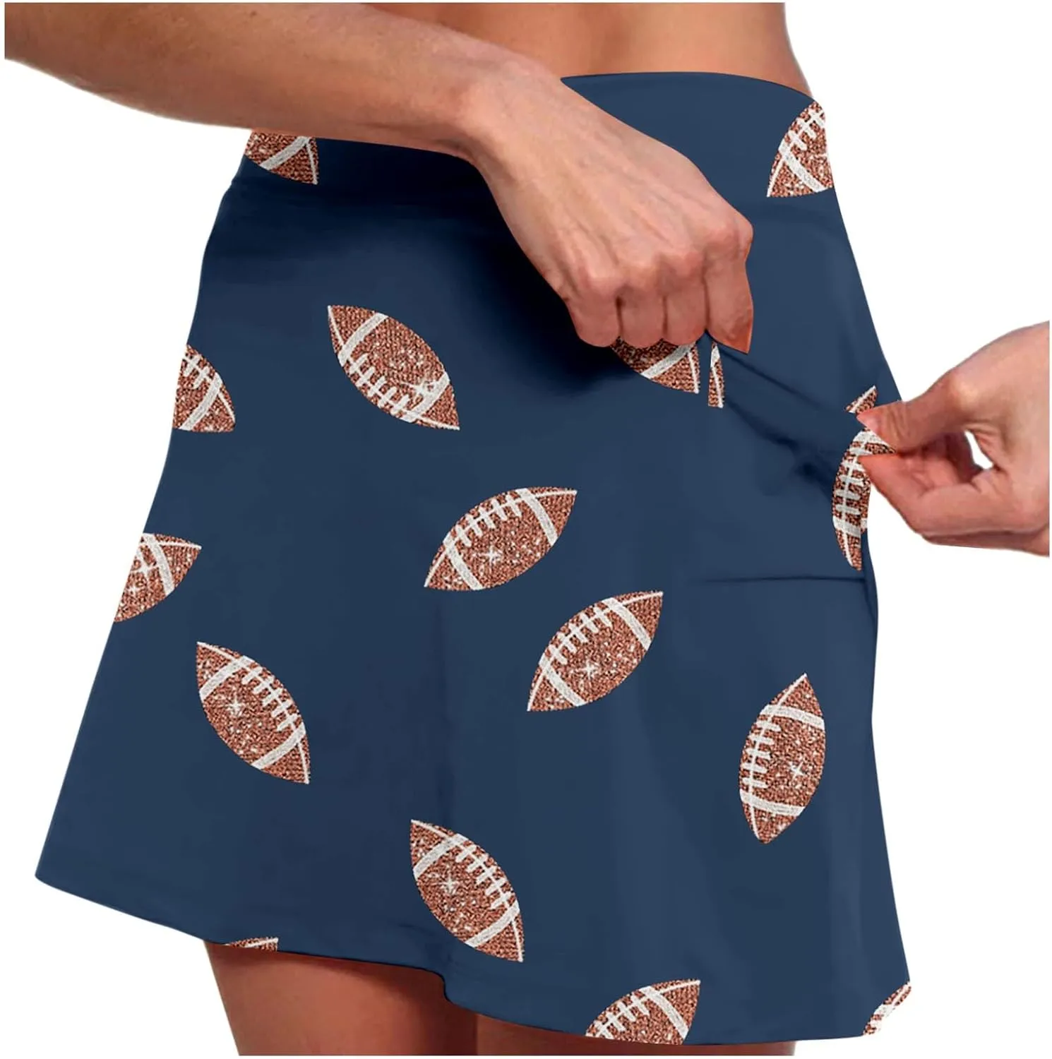 Golf Skorts for Women with Pockets Floral Summer Casual Tennis Skirts with Shorts Tummy Control Athletic Skort