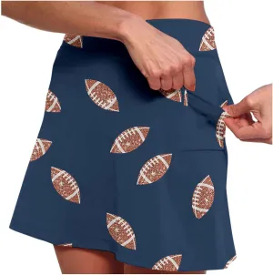 Golf Skorts for Women with Pockets Floral Summer Casual Tennis Skirts with Shorts Tummy Control Athletic Skort
