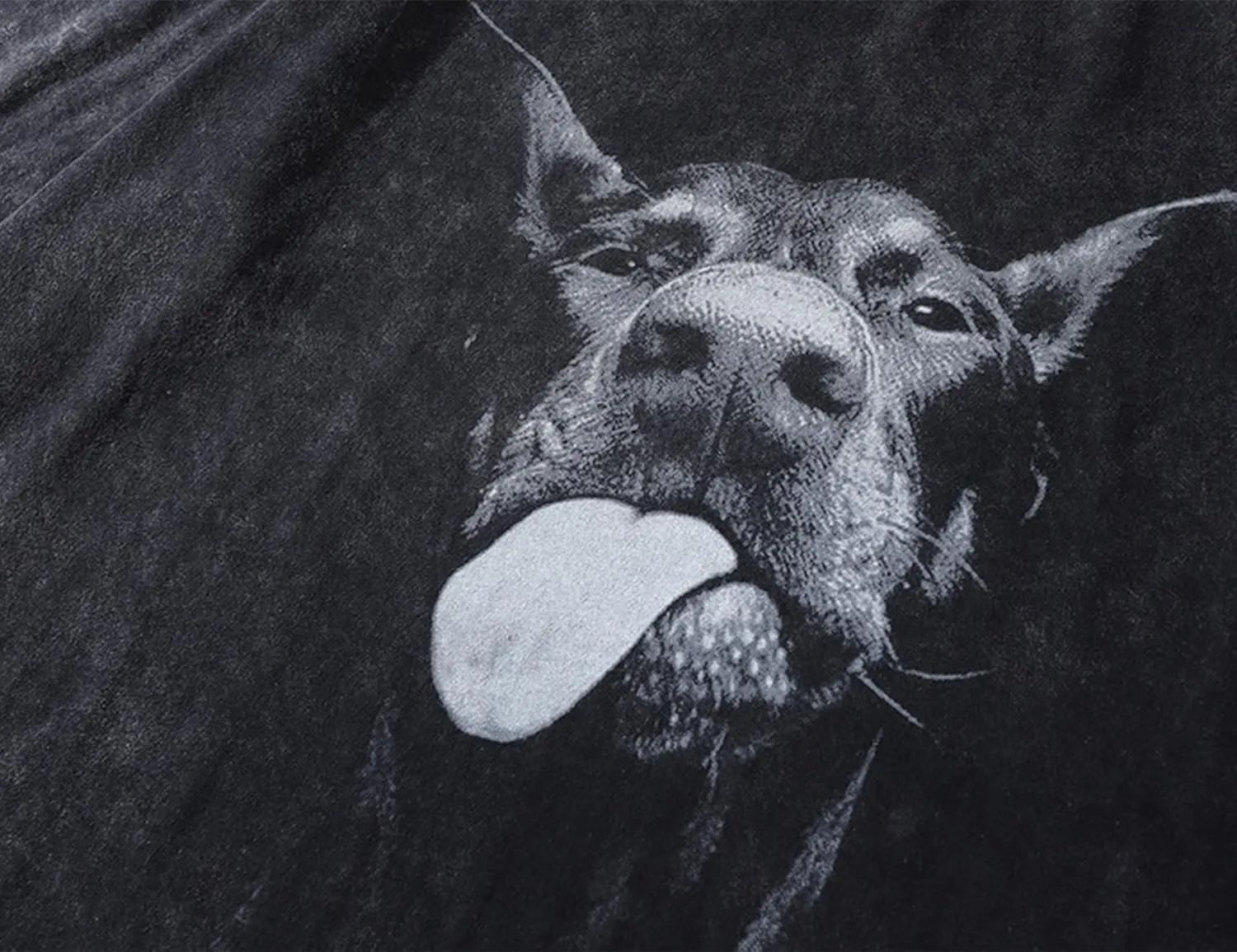 Graphic Tees Men Y2k Cute Oversized T Shirts Streetwear Dog Print Casual Tee Summer Loose Harajuku Tops