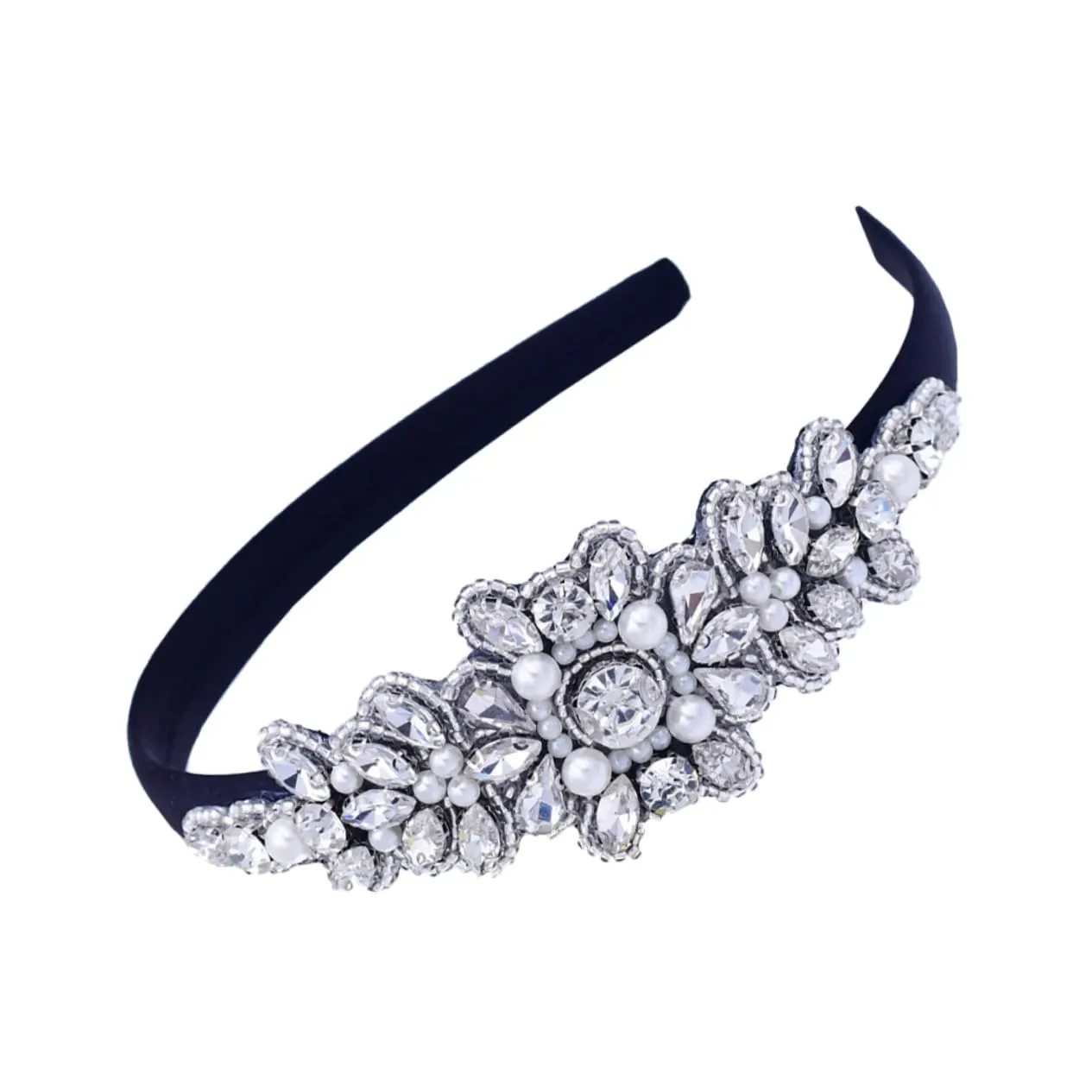 Hair Hoops for Women Rhinestone Headband Perfect for Banquet Wedding Party