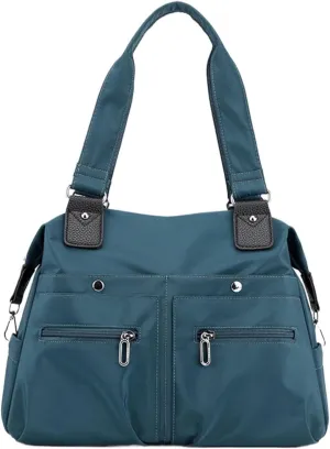 Hand Bag for Womens Large Capacity Lightweigh Nylon Cloth Handbag Work Laptop Bags Travel Messenger Gym Totes