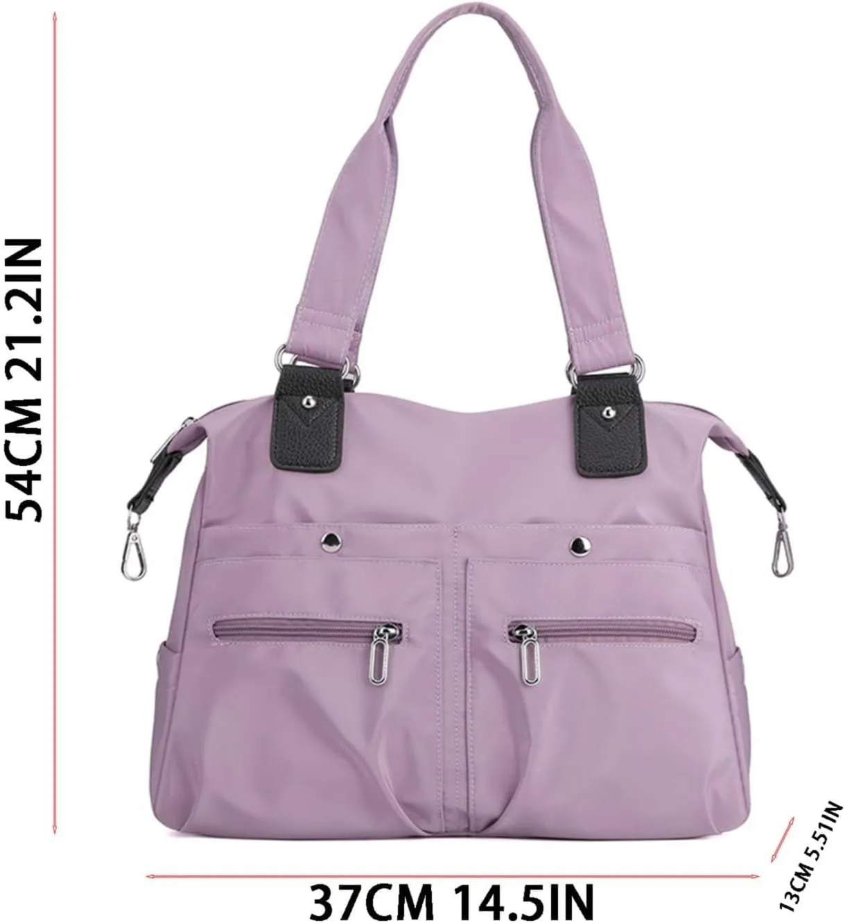 Hand Bag for Womens Large Capacity Lightweigh Nylon Cloth Handbag Work Laptop Bags Travel Messenger Gym Totes