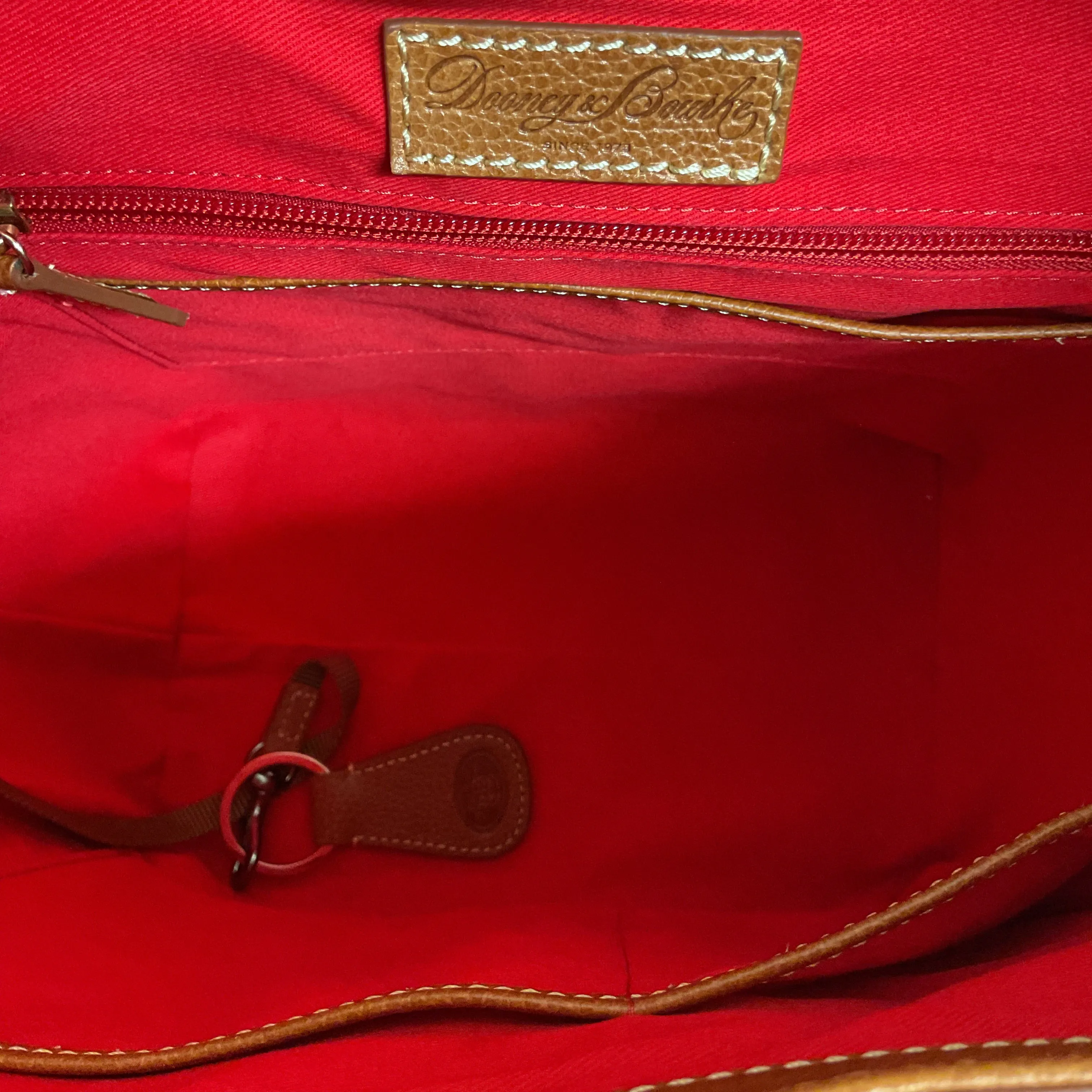 Handbag Designer By Dooney And Bourke In Brown, Size:Medium