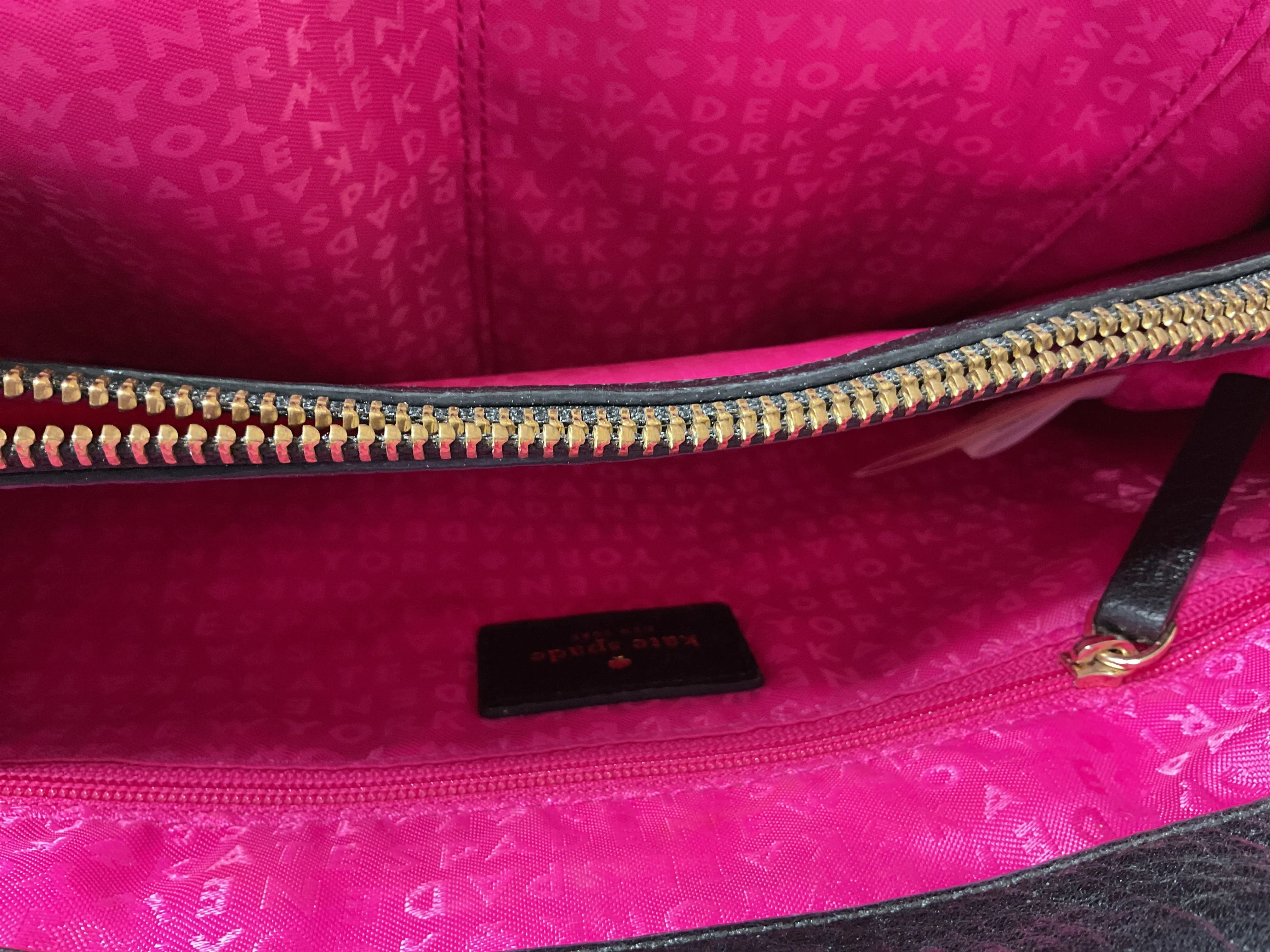 Handbag Designer By Kate Spade In Black, Size:Large