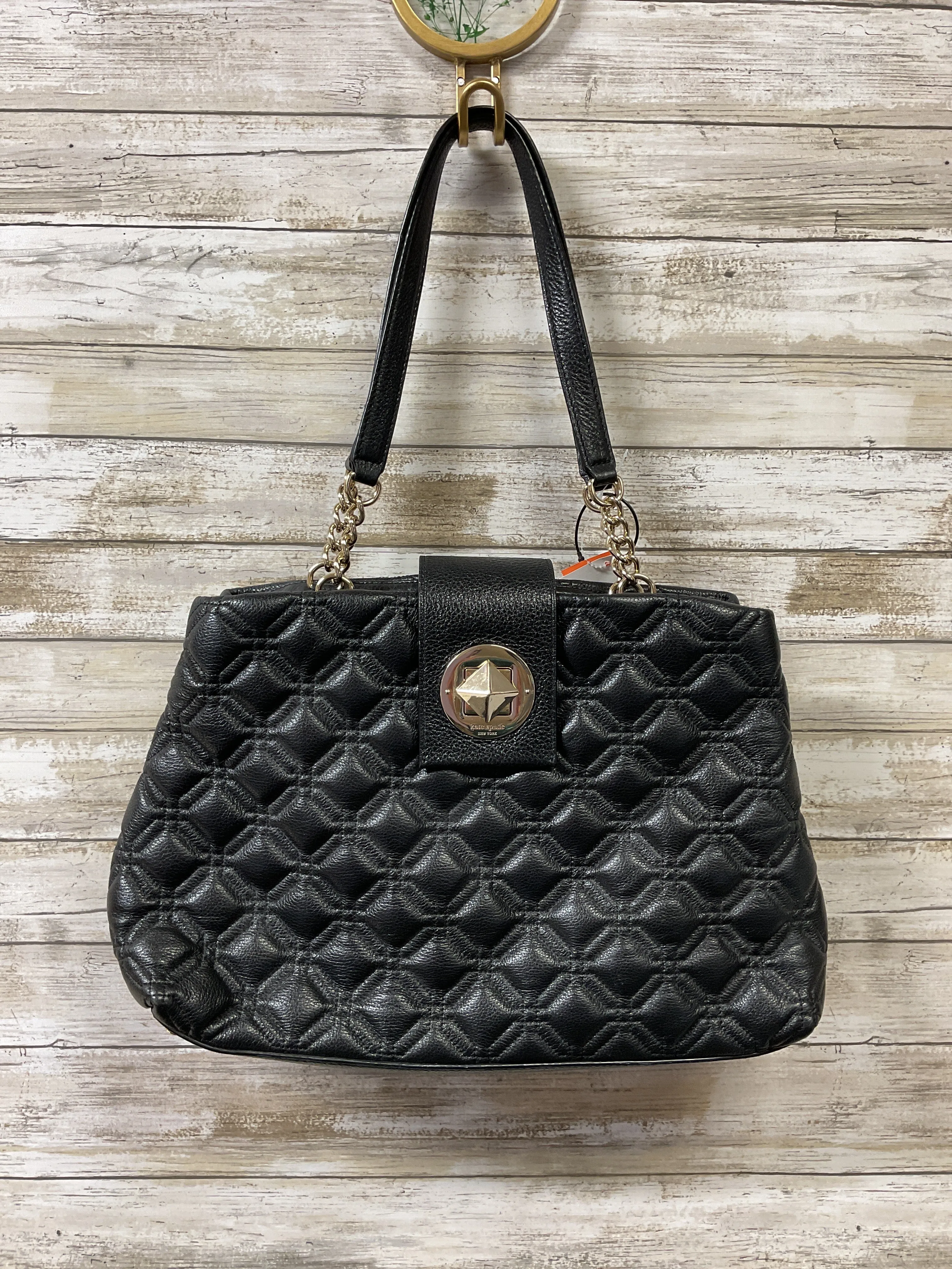 Handbag Designer By Kate Spade In Black, Size:Large