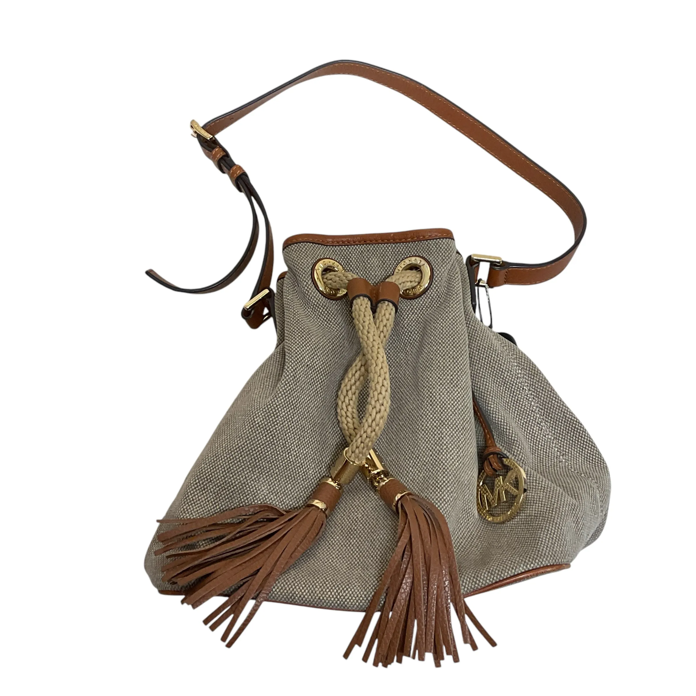 Handbag Designer By Michael Kors In Brown, Size:Medium
