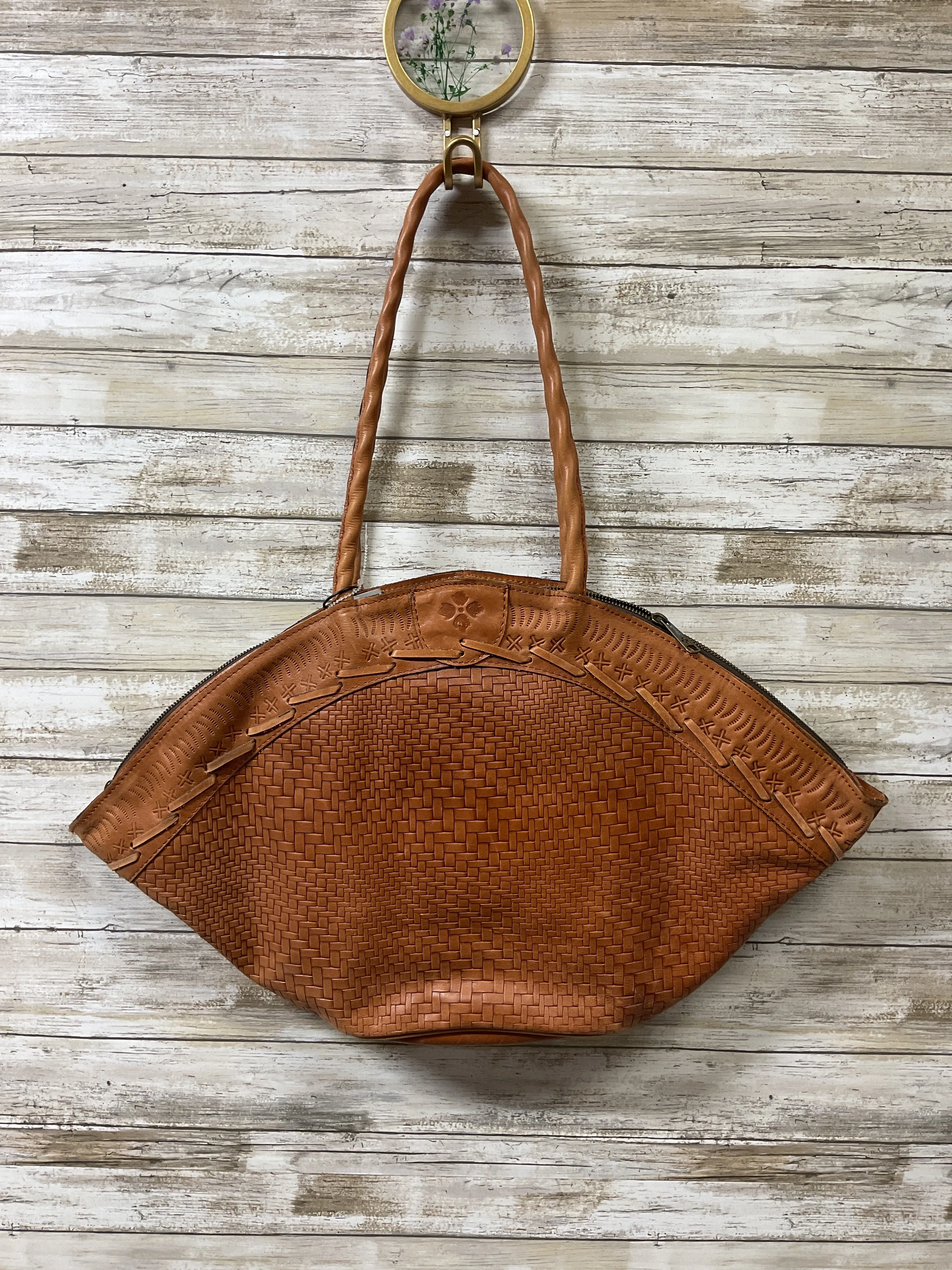 Handbag Designer By Patricia Nash In Brown, Size:Medium