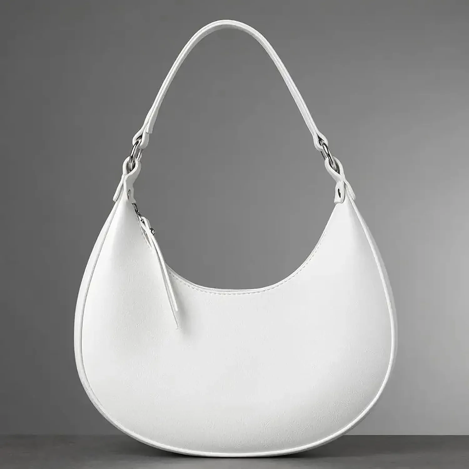 Handbags for Womens Crescent Shoulder Bags Satchel Roomy Fashion Mini Clutch Purse Zipper Cute Hobo Tote Bags