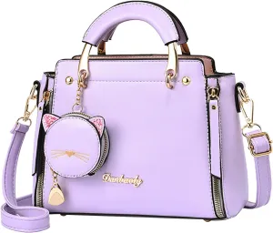 Handbags for Womens Top Handle Crossbody Shoulder Purse Satchel Bags Roomy Capacity Fashion Hobo Small Tote Bag