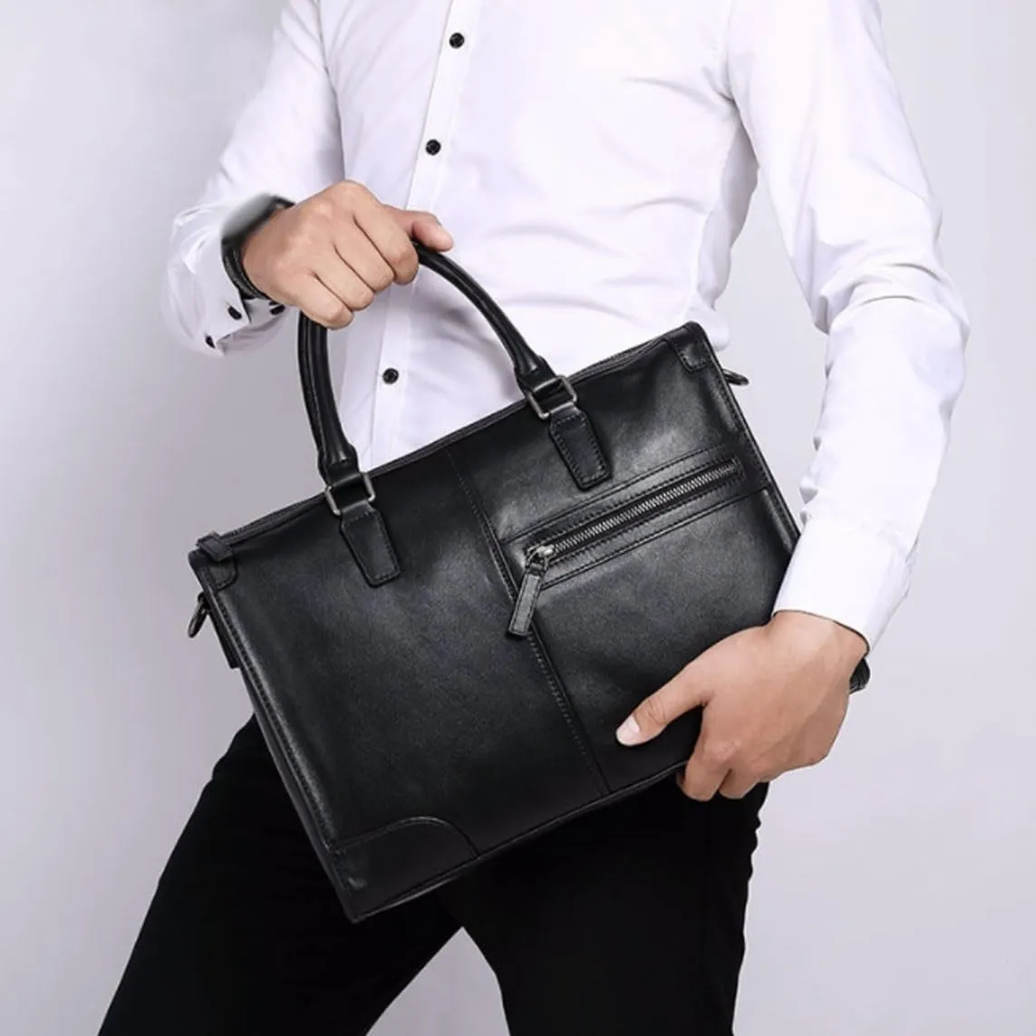 Handbags Messenger Bags Laptop Bags Men's Genuine Leather Shoulder Bags Casual Daypacks Briefcases