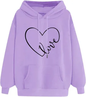 Hoodies for Women Oversized Sweatshirt Trendy Queen Hoodie Cute Hoodies Graphic Hoodies Casual Comfy Fall Outfits