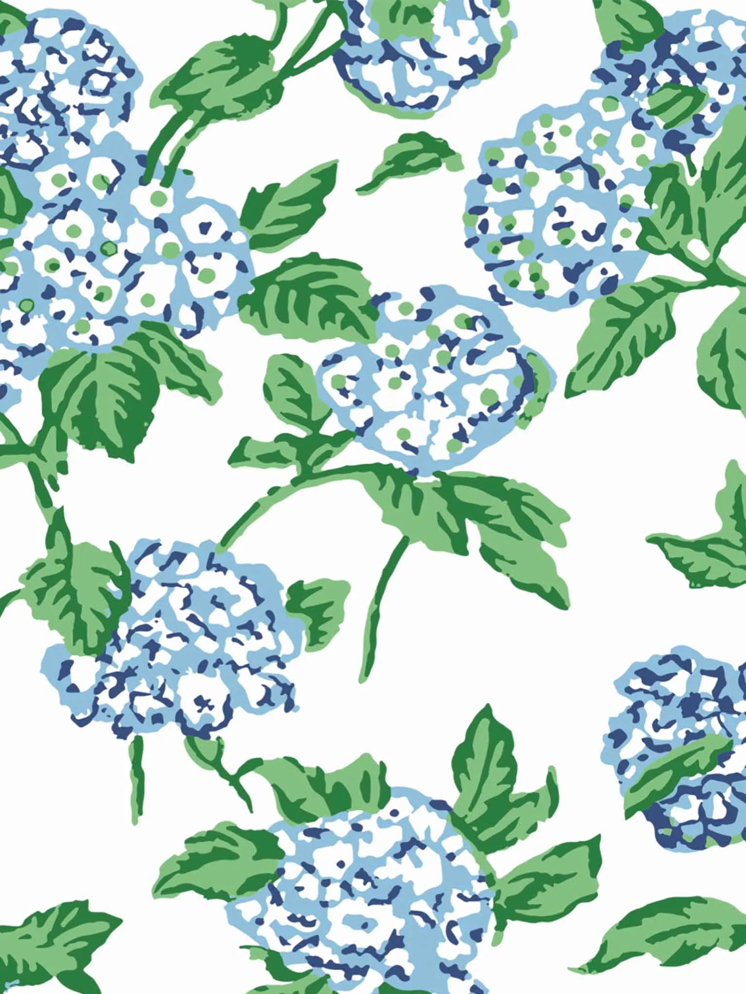 Hydrangea Large Hanging Cosmetic Bag