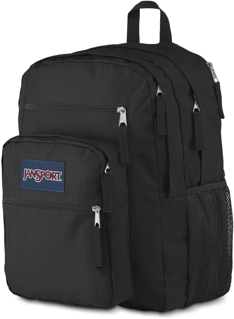 JanSport Laptop Backpack - Computer Bag with 2 Compartments, Ergonomic Shoulder Straps, 15 Laptop Sleeve, Haul Handle - Black