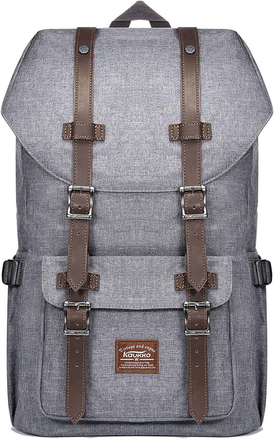 KAUKKO Travel Laptop Backpack, Outdoor Rucksack, Causal backpack Fits 15.6"(Oxford Grey)