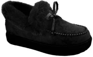 Ladmiple Booties For Women 2024 Snow Boots Winter Shoes Fur Lined Warm Slip On Ankle Boots Comfortable Walking Loafers Shoes
