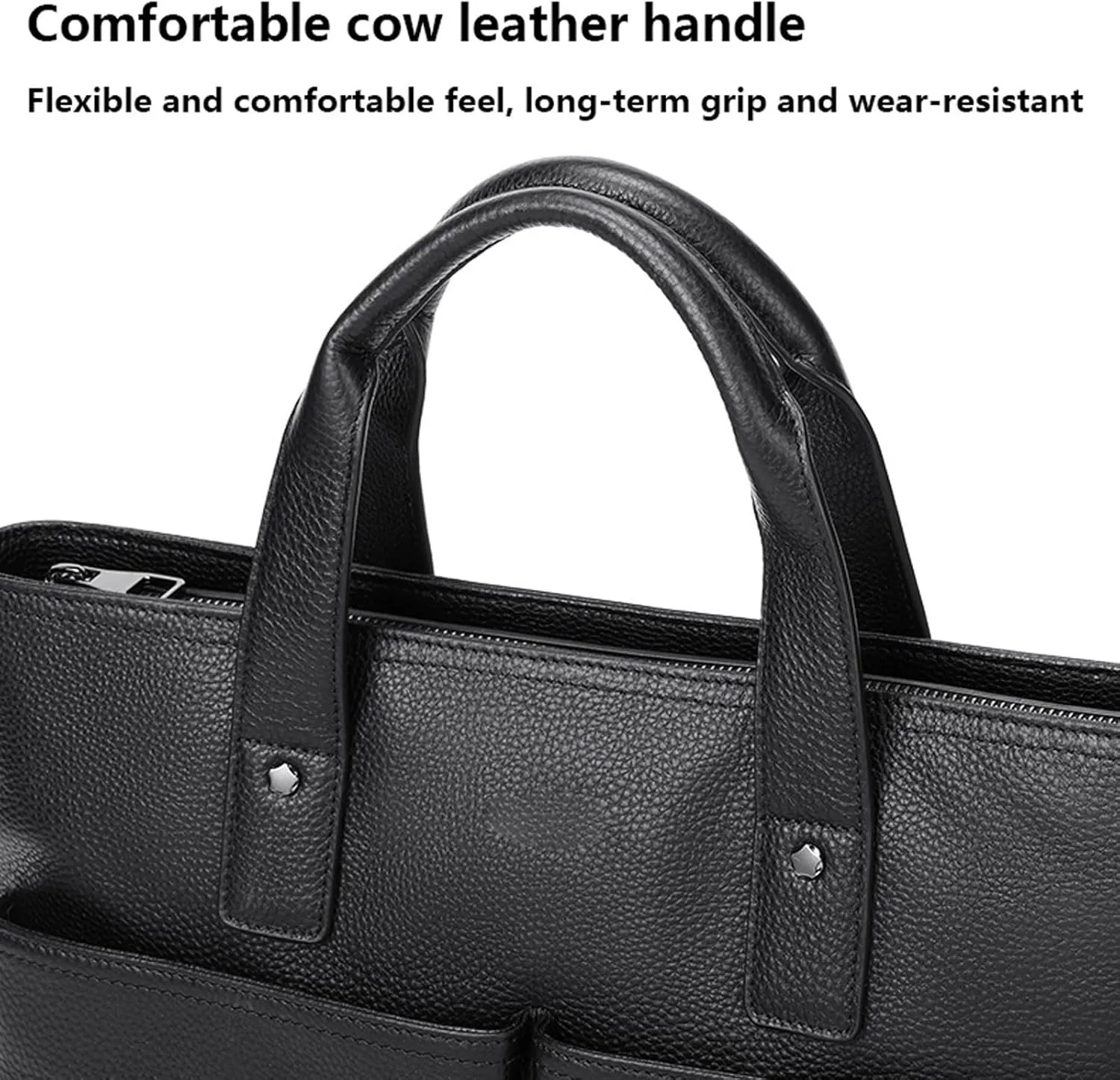 Laptop Bags Briefcases Men's Genuine Leather Large Shoulder Bags Casual Daypacks Messenger Bags Handbags