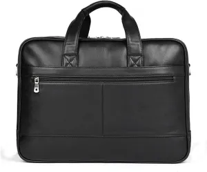 Laptop Bags, Business Work Laptop Handbag Shoulder Bags, Mens Briefcases, Genuine Leather Messenger Bags