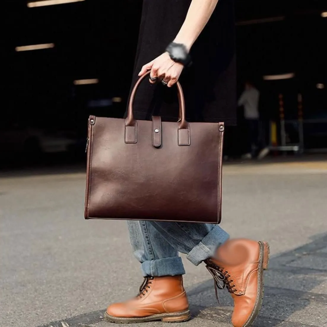 Laptop Bags Casual Daypacks Messenger Bags Handbags Briefcases Men's Genuine Leather Shoulder Bags
