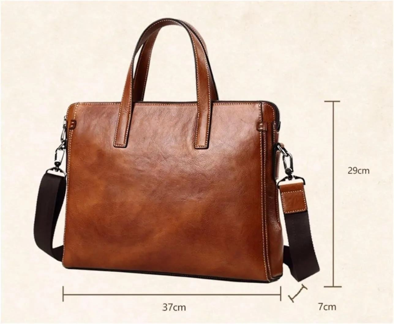 Laptop Bags Men's Genuine Leather Large Shoulder Bags Casual Daypacks Messenger Bags Handbags Briefcases