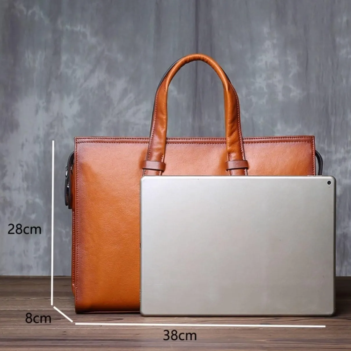 Laptop Bags Men's Genuine Leather Large Shoulder Bags Handbags Briefcases Casual Daypacks Messenger Bags