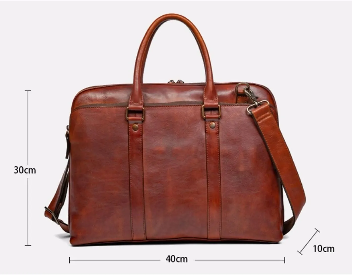 Laptop Bags Men's Genuine Leather Large Shoulder Bags Messenger Bags Handbags Briefcases Casual Daypacks