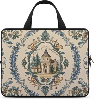 Laptop Sleeve with Handle French Country Style Laptop Sleeve Bag Ultra-Thin Computer Bag Cover for 12-17 Inch