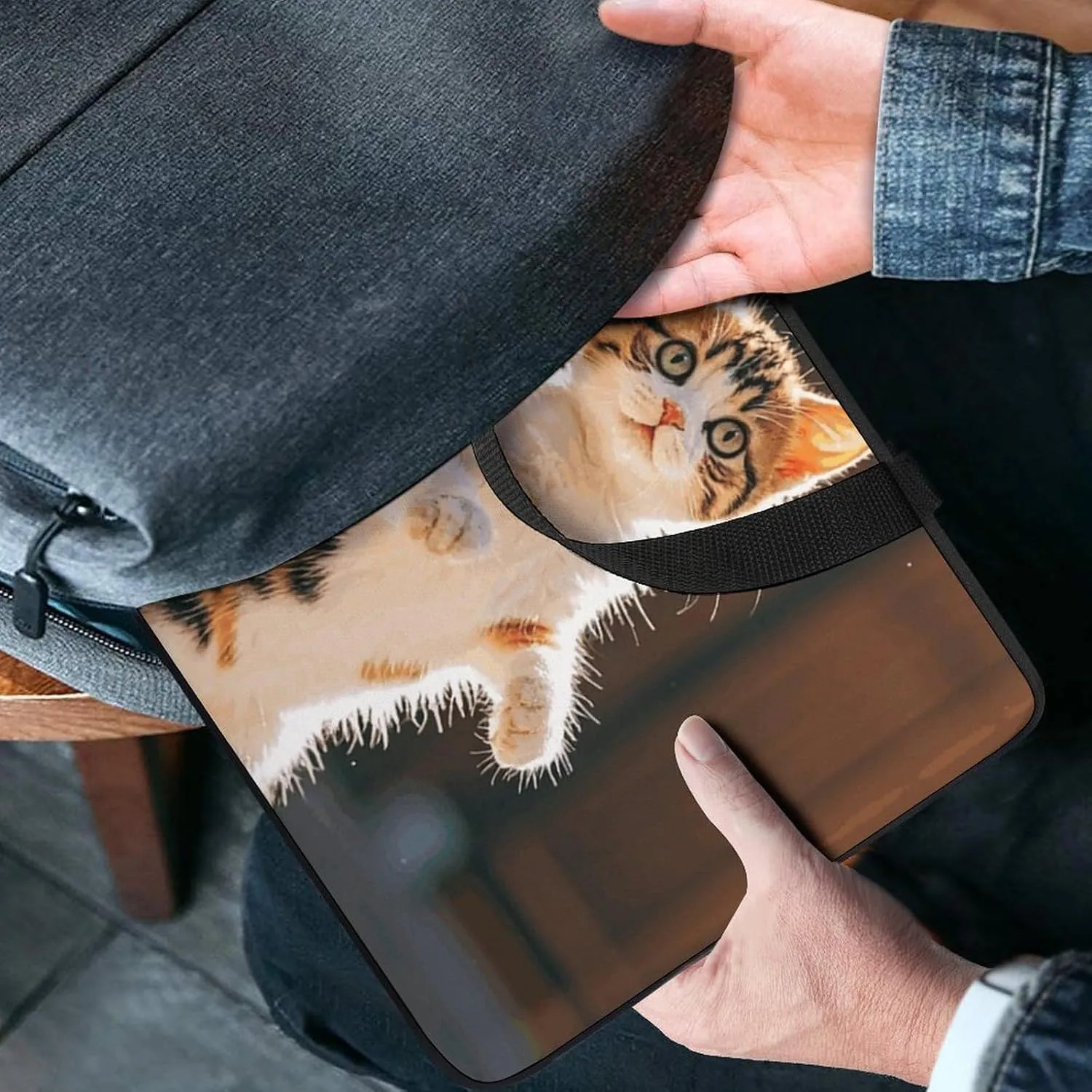 Laptop Sleeve with Handle Kittens Dancing Laptop Sleeve Bag Ultra-Thin Computer Bag Cover for 12-17 Inch