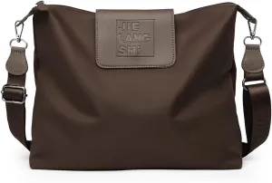Large Crossbody Bag for Women Fabric Nylon Casual Commuter Bag Trendy Fashion Hobo Shoulder Bag Ladies Travel Handbag