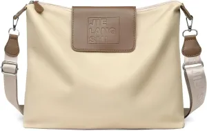 Large Crossbody Bag for Women Fabric Nylon Casual Commuter Bag Trendy Fashion Hobo Shoulder Bag Ladies Travel Handbag