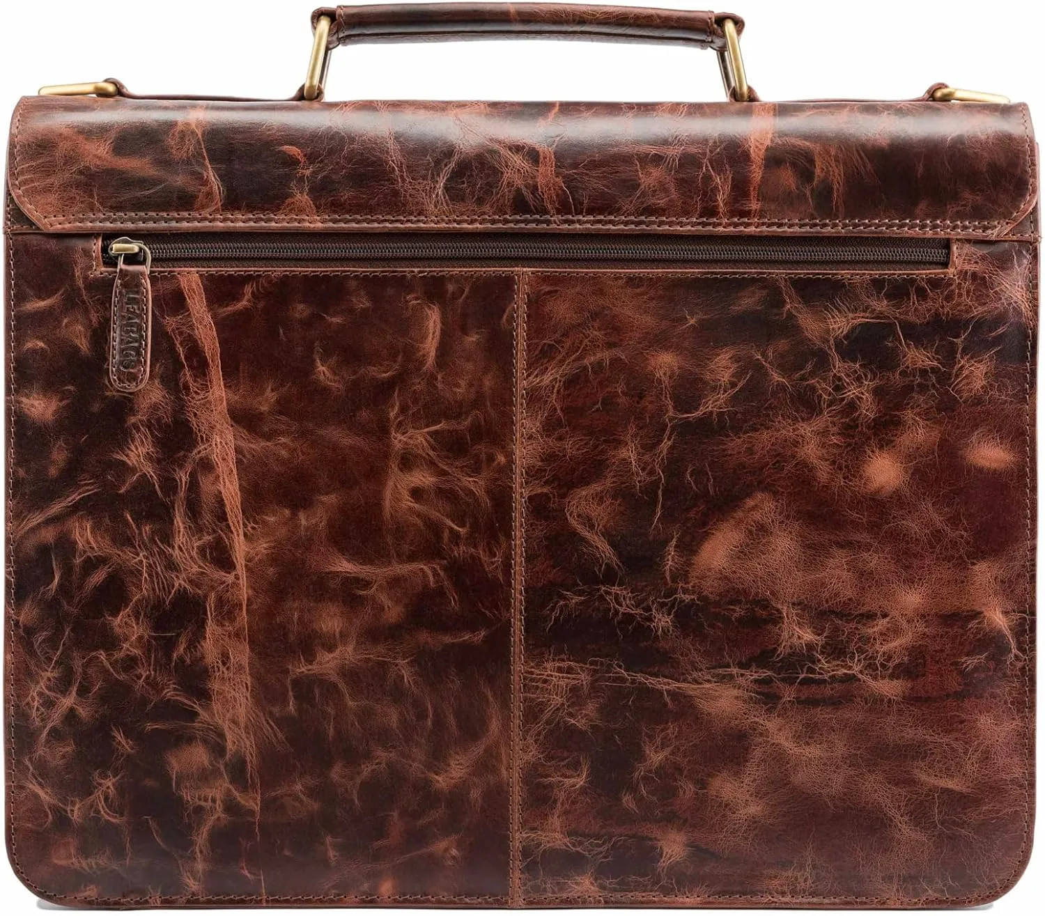 LEABAGS Bohemian, Deconstructed, Minimal, Retro, Utility, Western, Contemporary, Natural Dark Brown