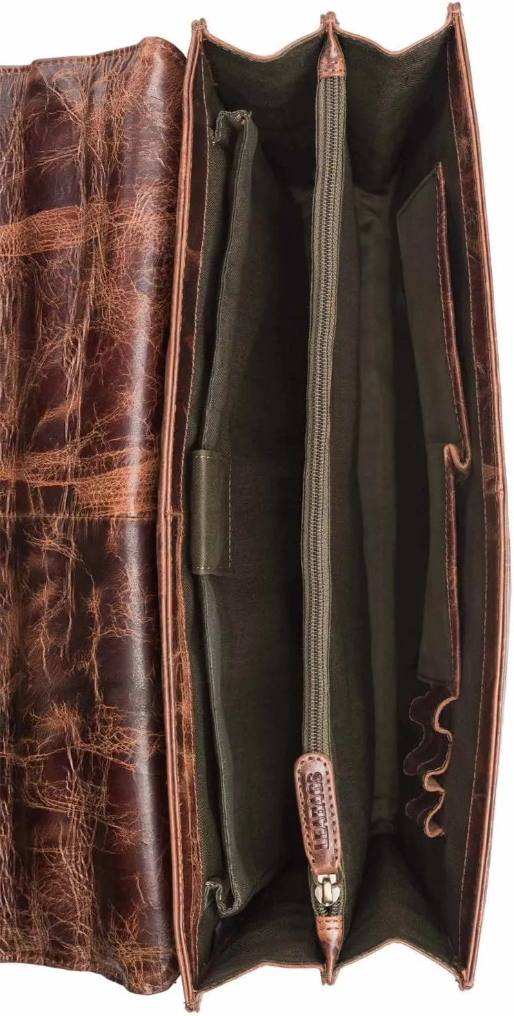 LEABAGS Bohemian, Deconstructed, Minimal, Retro, Utility, Western, Contemporary, Natural Dark Brown