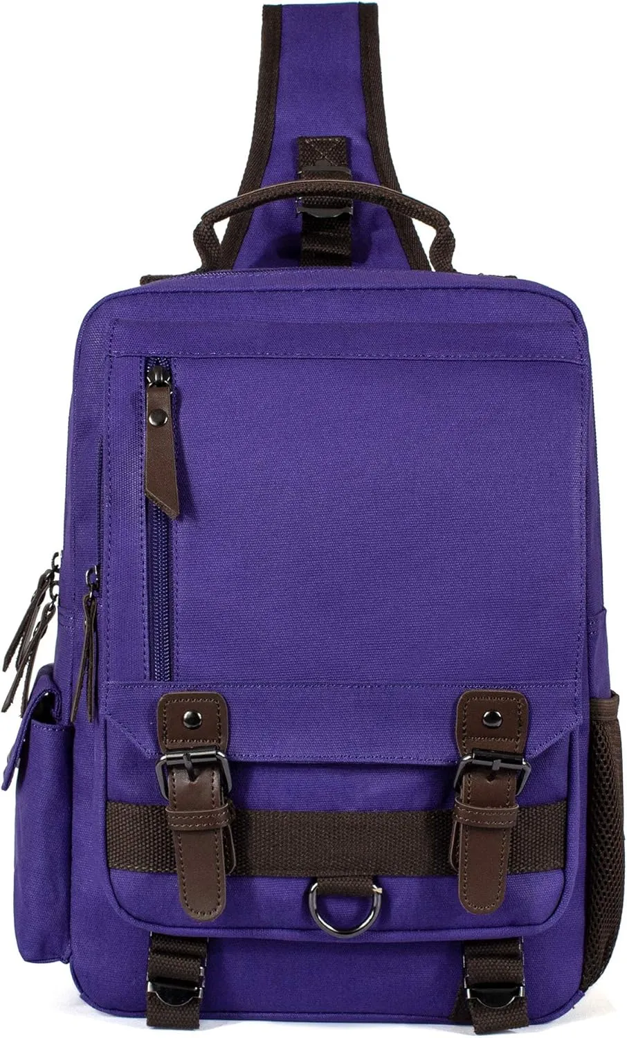 Leaper Retro Crossbody Bag Sling Bag Canvas Messenger Bag for Men Women Shoulder Bag Crossbody Handbags Satchel Travel Bag