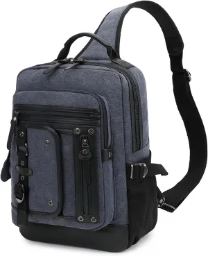 Leaper Retro Messenger Bag Men Sling Bag Outdoor Cross Body Bag Shoulder Bag