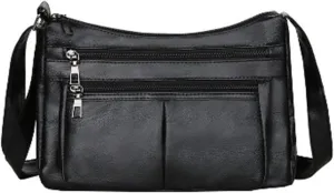 Leather Handbags for Women Soft Patent Leather Large Capacity Casual Vintage Shoulder Bag Crossbody Tote Bags
