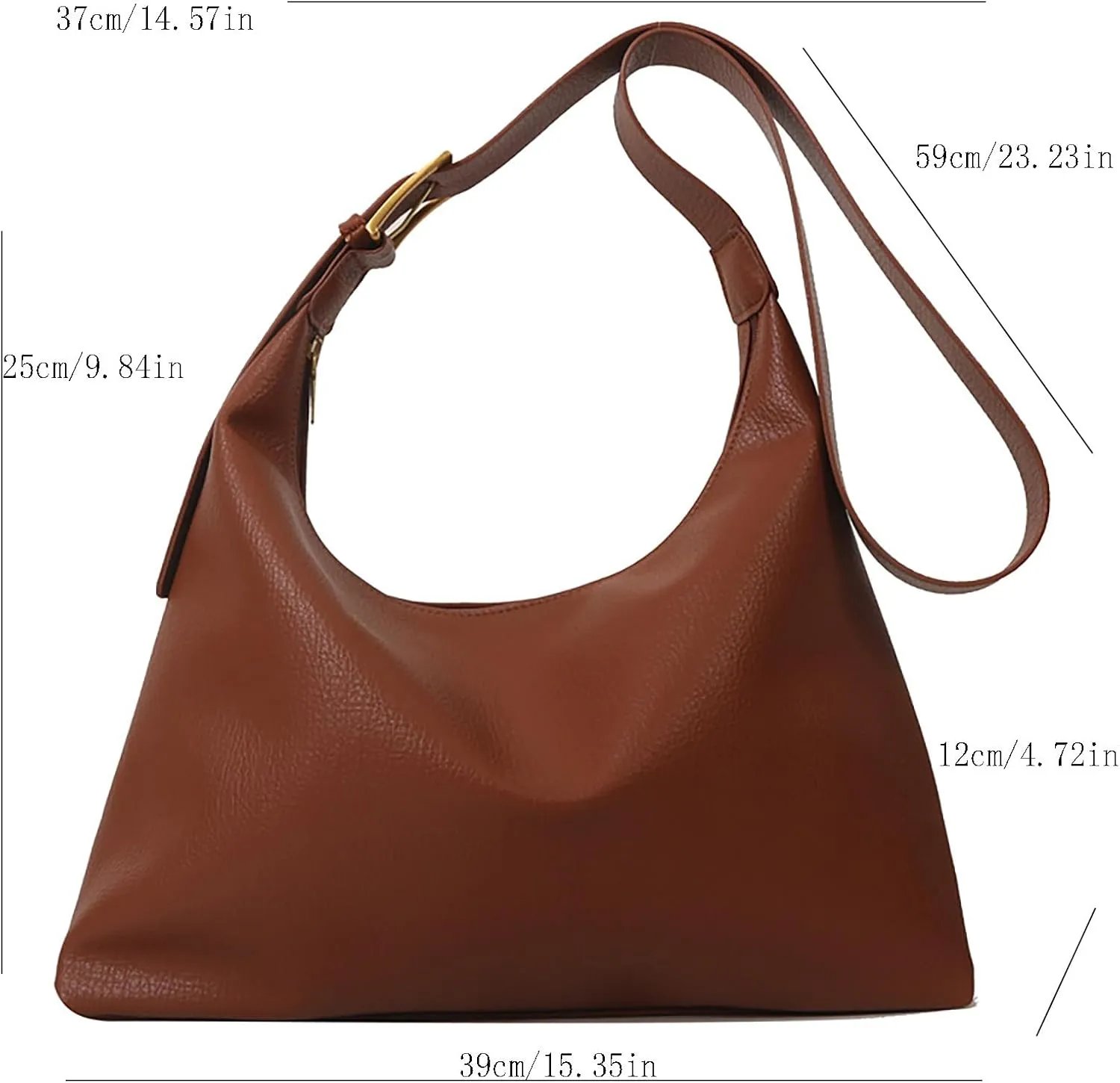 Leather Handbags for Women Soft Patent Leather Large Capacity Casual Vintage Shoulder Bag Crossbody Tote Bags