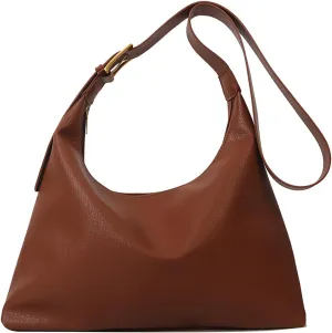 Leather Handbags for Women Soft Patent Leather Large Capacity Casual Vintage Shoulder Bag Crossbody Tote Bags
