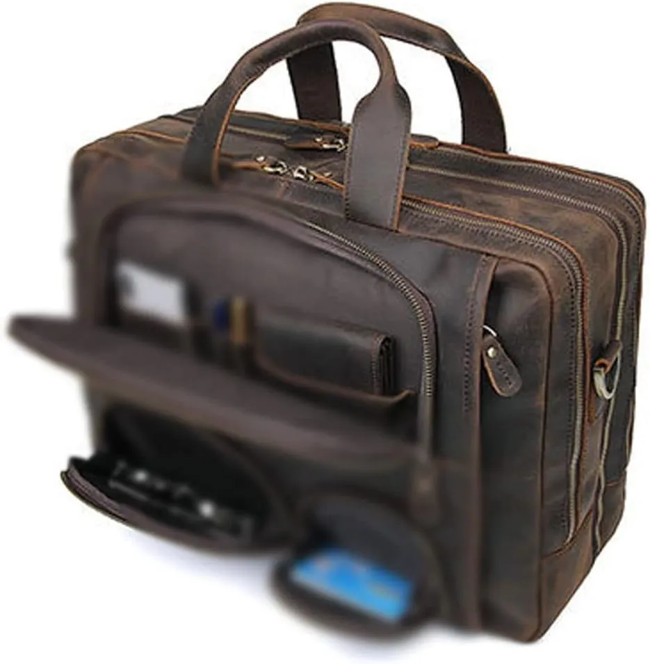 Leather Handbags Men's Briefcases Office Bags Casual Men's Messenger Bags Men's Shoulder Bags