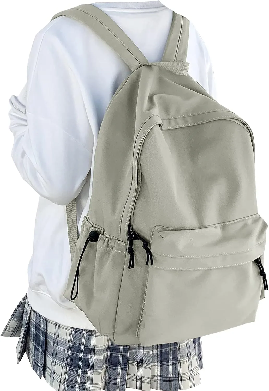 Lightweight Basic Backpack For High School,College Bookbag For Womens,Travel Laptop Backpacks For Teen Girls,School Bag Casual Daypack(Green)