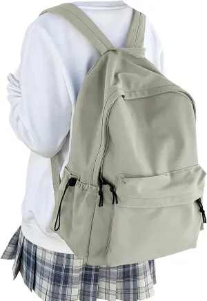 Lightweight Basic Backpack For High School,College Bookbag For Womens,Travel Laptop Backpacks For Teen Girls,School Bag Casual Daypack(Green)