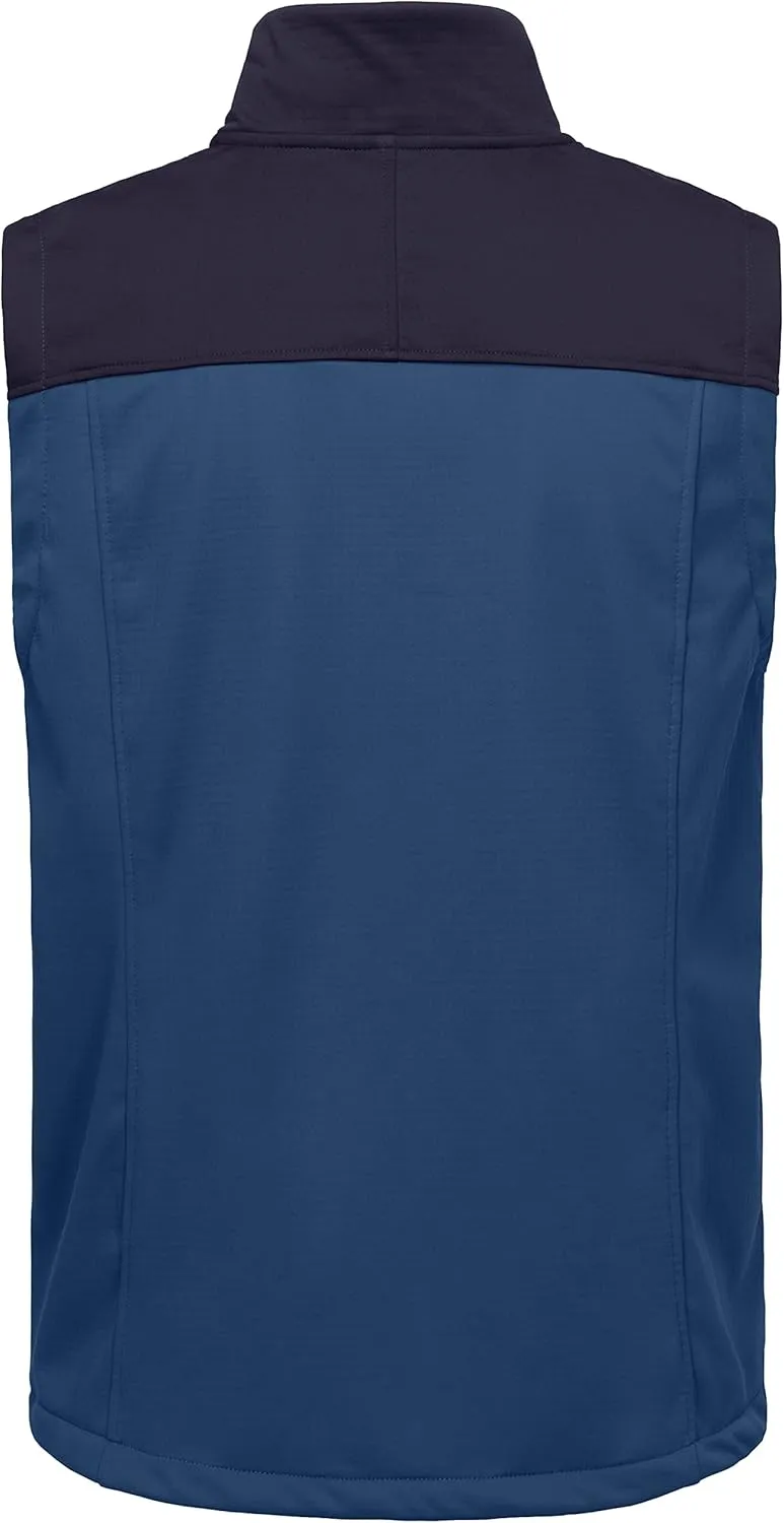 Little Donkey Andy Men's Lightweight Fleece Lined Outdoor Vests Windproof Sleeveless Jackets for Hiking Travel Golf