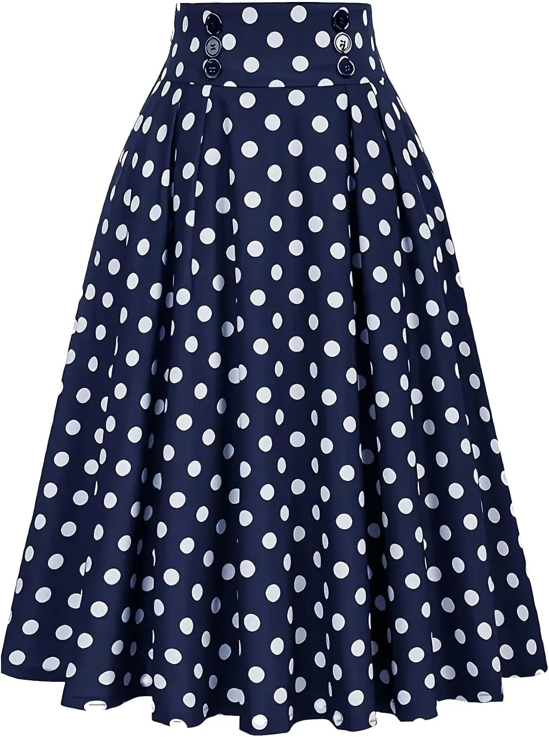 Long Skirts for Women Summer Trendy Color Block High Elastic Waist Tummy Control Pleated Midi Skirts Ladies Fashion