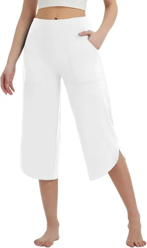 Loose Fit Pants for Women Summer Fall Workout Athletic Yoga High Cut Straight Leg Basic Long Leg Pants Women 2025
