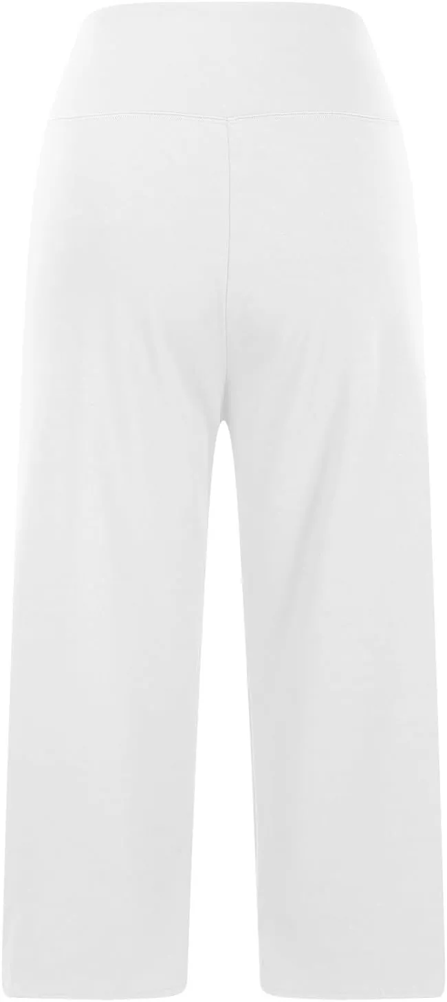 Loose Fit Pants for Women Summer Fall Workout Athletic Yoga High Cut Straight Leg Basic Long Leg Pants Women 2025