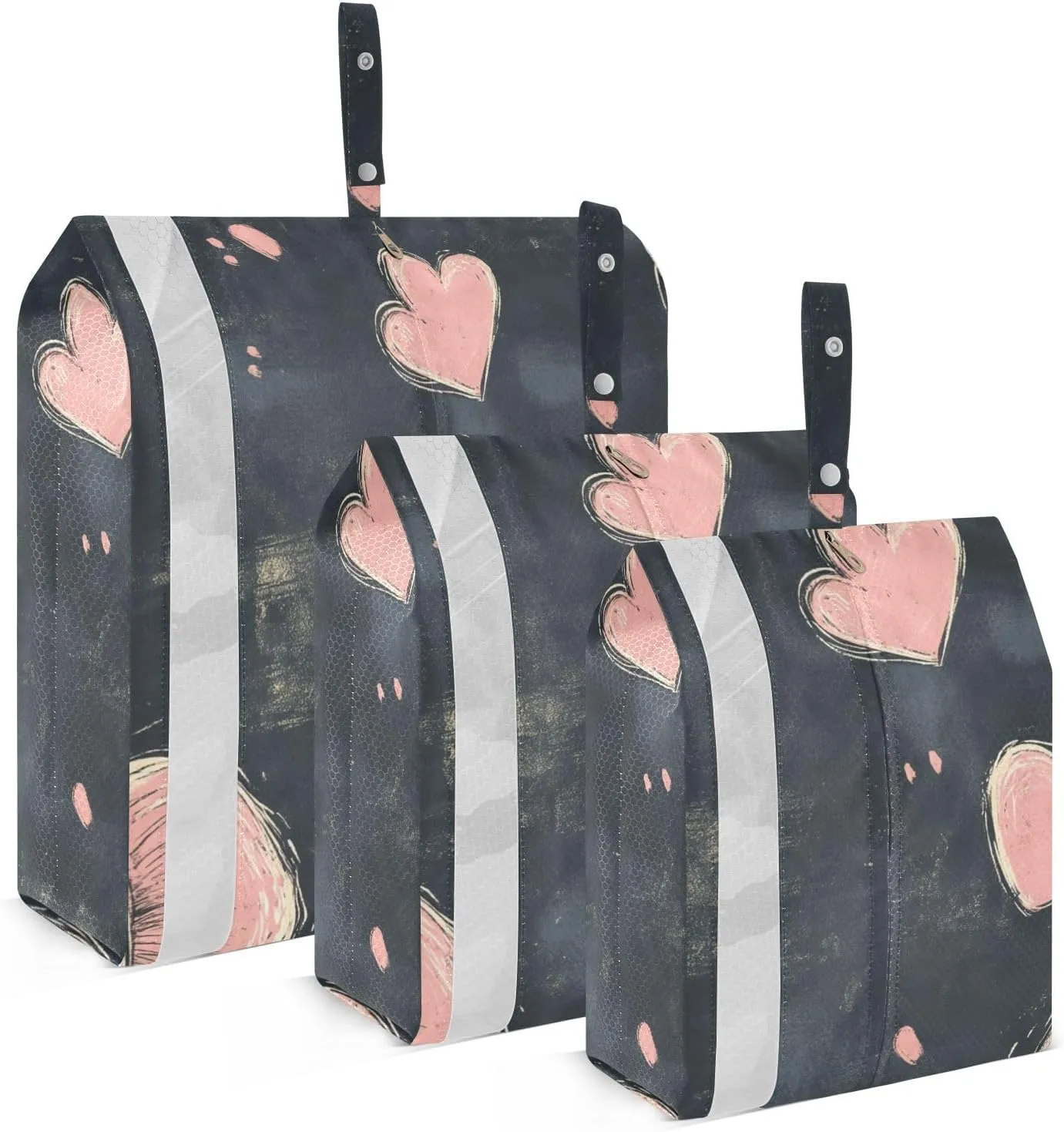 Luggage Space Saver, Luggages Management Personnel, Sweet Elephant Trendy Style, With Zipper, 3 Set Travel Packing Cubes For Suitcases, Garment Bag Closet Storage