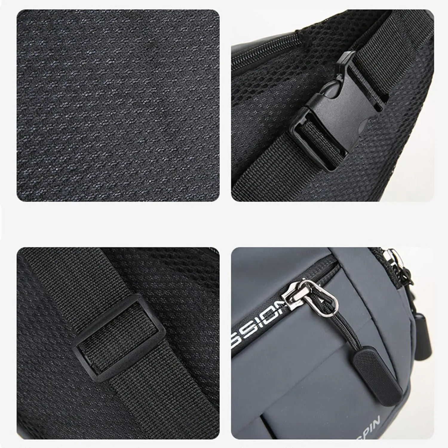 Men and Women Fashion Capacity Messenger Bag Simple Casual Shoulder Bags Waist Bag for Traveling Casual Cycling Running Hiking Climbing