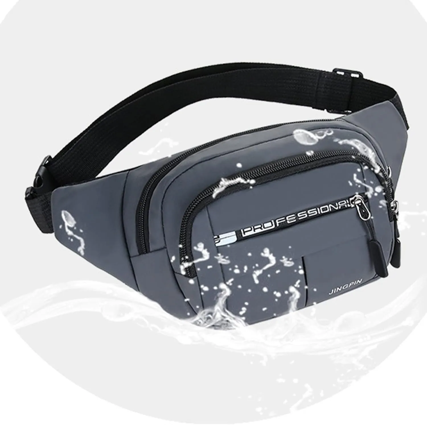 Men and Women Fashion Capacity Messenger Bag Simple Casual Shoulder Bags Waist Bag for Traveling Casual Cycling Running Hiking Climbing