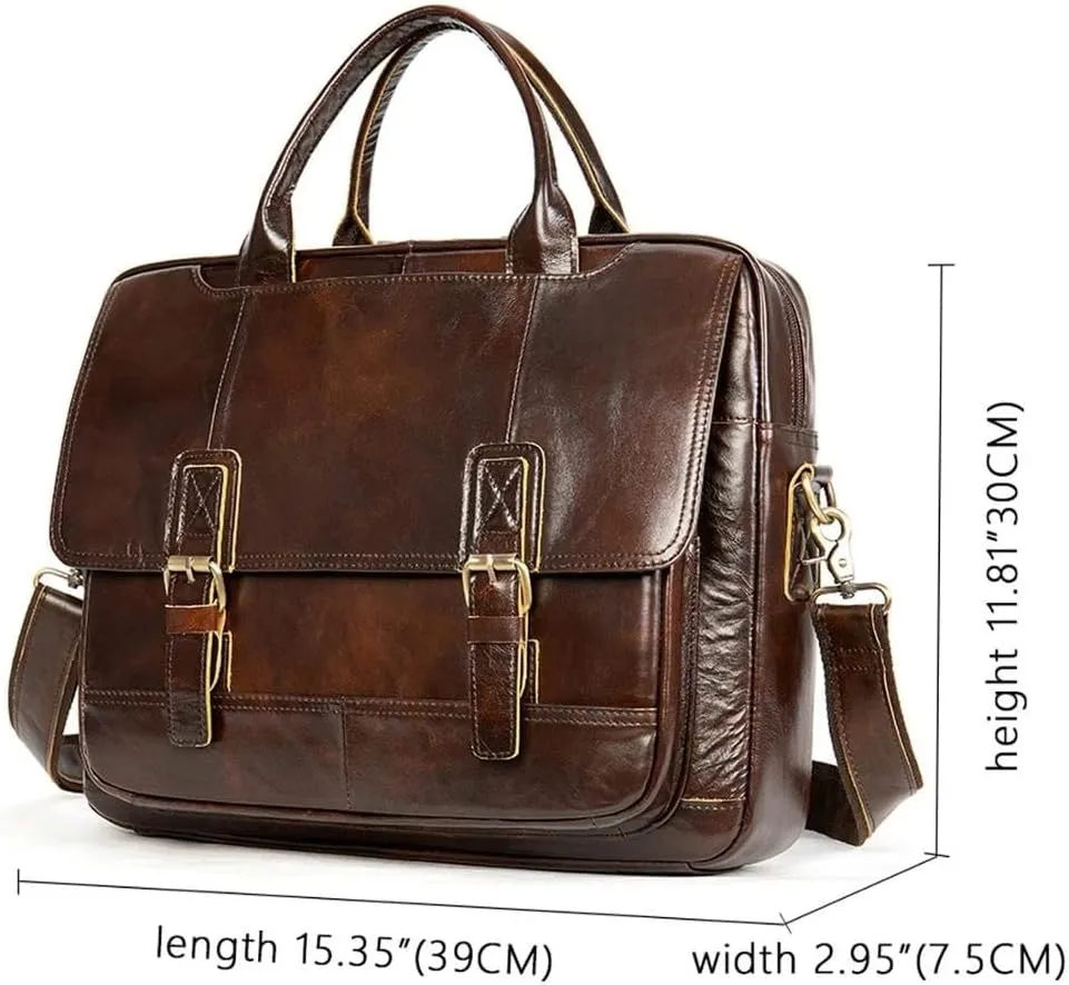 Men's Briefcase Bags Men's Leather Laptop Bags Office Bags