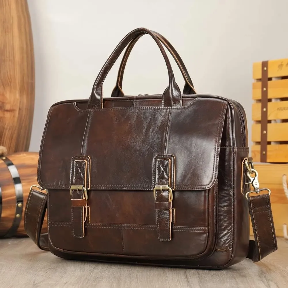 Men's Briefcase Bags Men's Leather Laptop Bags Office Bags