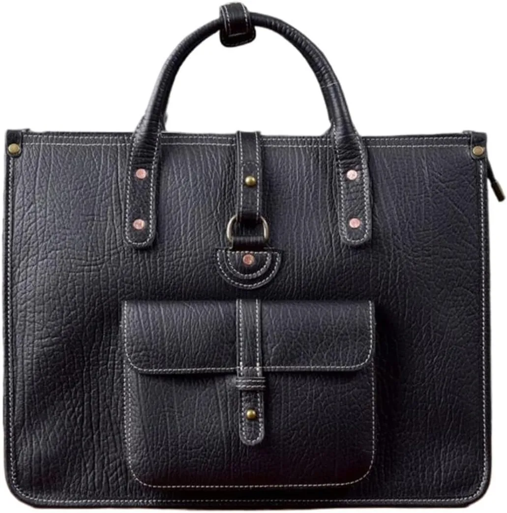 Mens Business Briefcases Handbags Messenger Shoulder Bags Genuine Leather Laptop Bags Carrying Cases Crossbody Bags