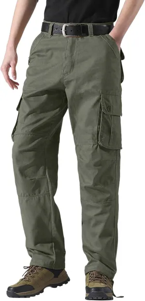 Mens Cargo Pant Drying Casual Pants Multi Pocket Outdoor Sports Hiking Loose Workout Joggers Stretch Sweatpants Mens